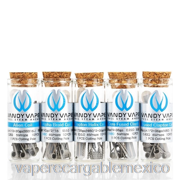 Bobinas Prefabricadas De Rendimiento Vape Recargable Vandy Vape Bobina 0.4ohm Ni80 24ga